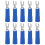 10 piezas de conectores de cable tipo U azul 4 mm 36 A aislados 15