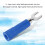 10 piezas de conectores de cable tipo U azul 4 mm 36 A aislados 12