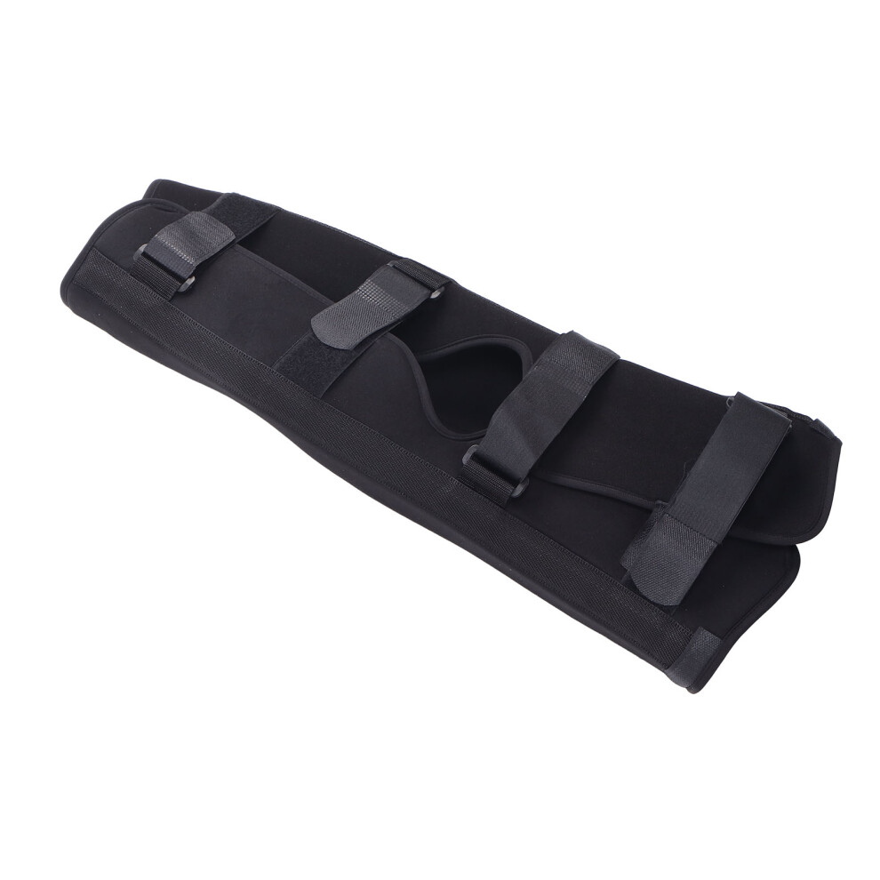 Knee Immobilizer Strong Comfortable Support Practical Knee Splint Brace with Four Adjustable StrapsS