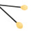 Maillets de marimba fibre de carbone fil de coton jaune 7