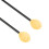 Maillets de marimba fibre de carbone fil de coton jaune 5