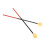 Maillets de marimba fibre de carbone fil de coton jaune 15