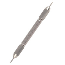 Badminton Racket Threading Tool Racket Eyelets Grommets Nail Cone Tool Double Headed for Sports Silver