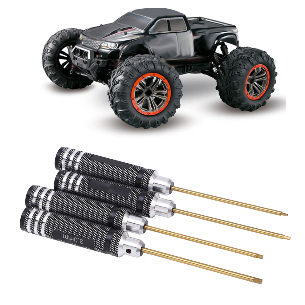 4Pcs Rc Repair Screwdrivers Titanium Coated Hex Screwdriver Tool Set For Rc Car Ship Airplanes 8171321741315