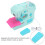 Mini macchina da cucire con pedale e interruttore 3+ anni Colore 13