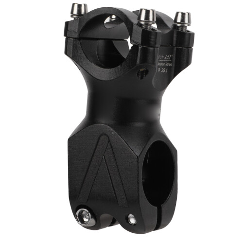 Rialzo per stelo MTB in lega di alluminio 25,4x60 mm argento