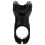 Rialzo per stelo MTB in lega di alluminio 25,4x60 mm argento 13