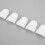Ensemble de 5 capuchons de bec pour clarinette et saxophone, blanc 11