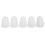 Ensemble de 5 capuchons de bec pour clarinette et saxophone, blanc 2