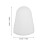Ensemble de 5 capuchons de bec pour clarinette et saxophone, blanc 3