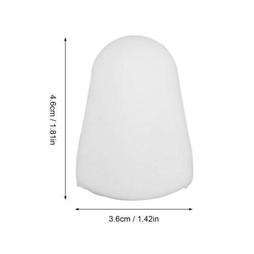 Ensemble de 5 capuchons de bec pour clarinette et saxophone, blanc 2