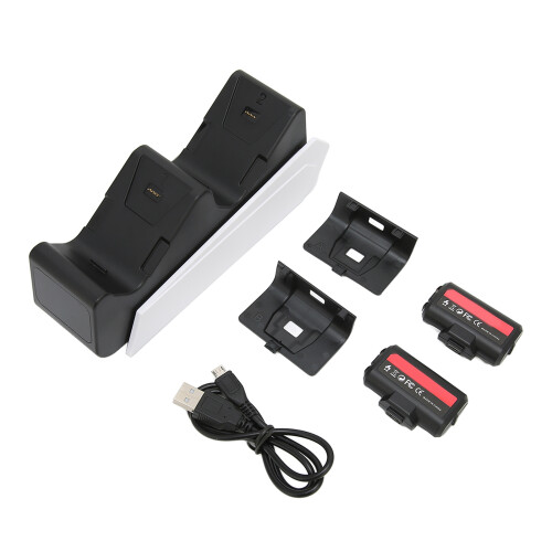 Caricatore doppio per controller 2 x 1100 mAh Li-ion 1