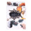 Ant Toy Télécommande infrarouge transparente LR44x3 1,5V 3