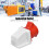 HR-114/115/124/125 16/32A 4/5P enchufe rojo 4