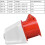 HR-114/115/124/125 16/32A 4/5P enchufe rojo 6