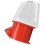 HR-114/115/124/125 16/32A 4/5P enchufe rojo 12