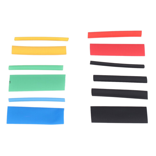 530 pezzi, kit di tubi termorestringenti 2:1, colore, 1,5-10,0  45 mm 2