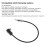 Cable AUX 30cm/11.81in ABS+Metal para DVA-7996R 10
