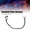 Cable de conector de alimentación DC – Conector metálico para 14-3458 6