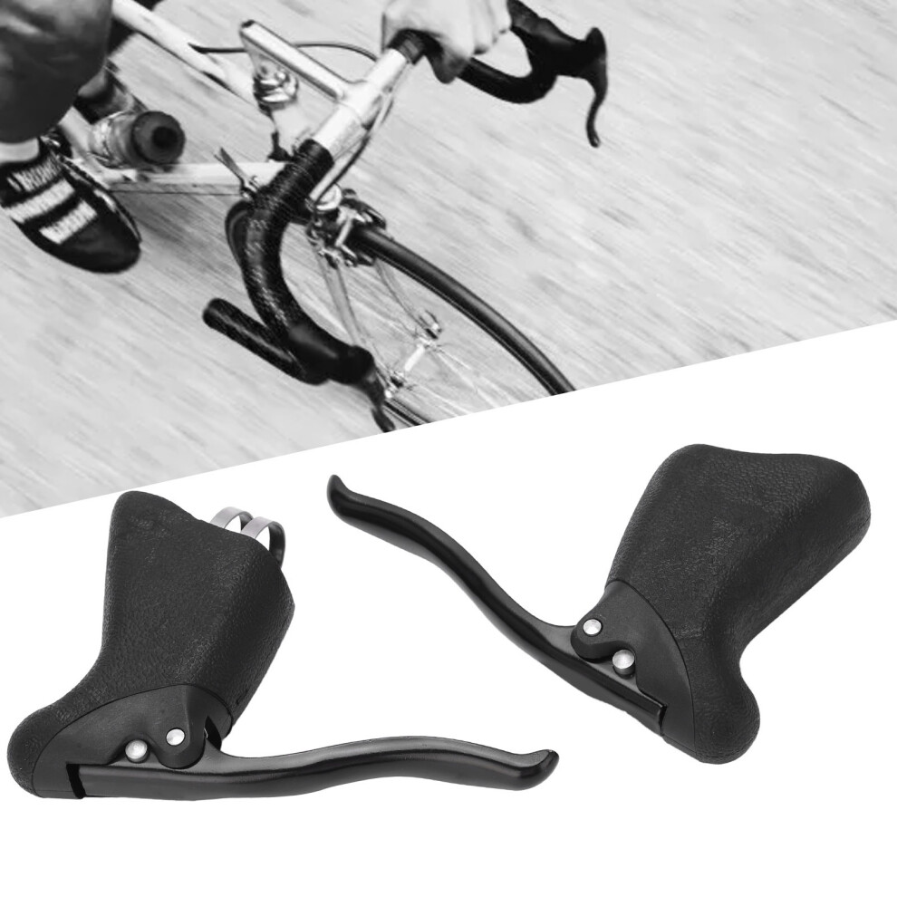 Bike Brake Levers Bicycle Brake Handle Aluminum Alloy for Mountain Road Bike Outdoor RidingBlack