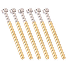 100 piezas de pogo pin P156-G de latón, sondas de 2.36 mm/34 mm