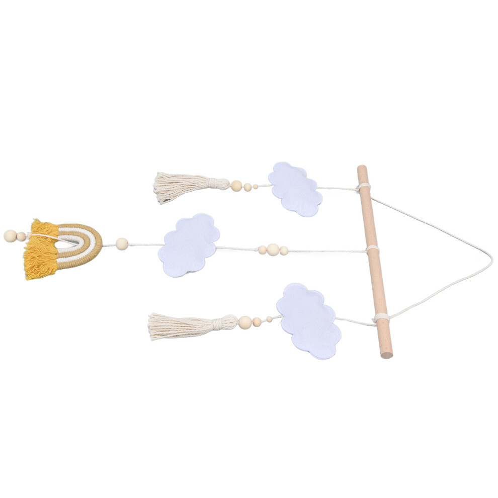 Baby Bed Cartoon Cloud Toys Newborn Crib Mobile Rattle Bed Bell Rotating Rattle Decoration