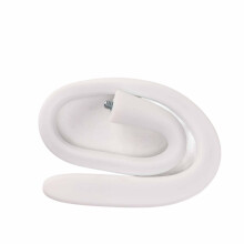 Supporto per baby monitor in silicone bianco e alluminio da 1/4in