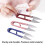 12Pcs Thread Snips Spring Action Mini Size Portable Durable Easy Operation Thread Cutter for DIY Sewing Cutting 9