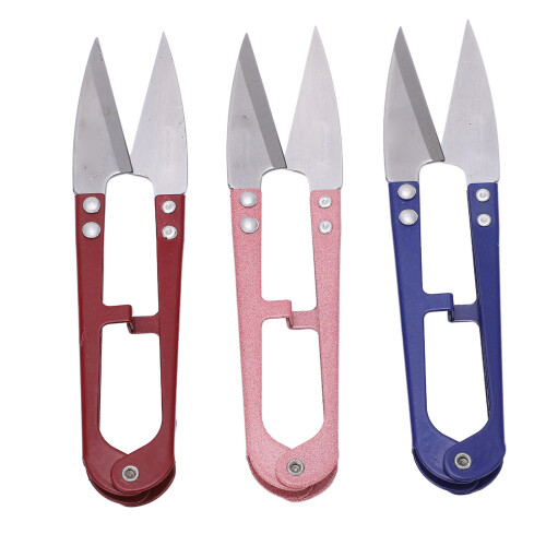 12Pcs Thread Snips Spring Action Mini Size Portable Durable Easy Operation Thread Cutter for DIY Sewing Cutting 2