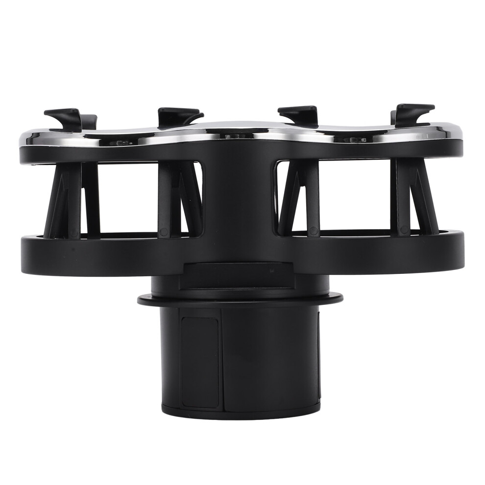 Car 2 In 1 Cup Holder Drinking Bottle Bracket Universal For Milk Tea Can Ashtray Black 8441321747403