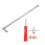 Extractor de vástago de válvula de neumático de aleación cromada 27cm 10.6in 15