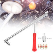Kit de réparation et d'extracteur de tige de soupape pour voiture, vélo et moto, en métal de haute qualité