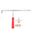 Extractor de vástago de válvula de neumático de aleación cromada 27cm 10.6in 16