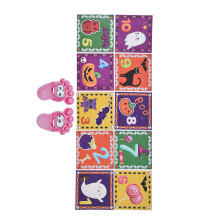12 piezas de pegatina de suelo para juegos 15x15cm PVC Halloween