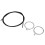 Kit universal de cable de cambios 2.1m/1.5m 4mm negro 5