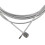 Kit universal de cable de cambios 2.1m/1.5m 4mm negro 10