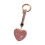 Portachiavi a cuore con strass - Rosa/Blu/Rosso 2