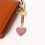 Portachiavi a cuore con strass - Rosa/Blu/Rosso 1
