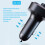 C15 trasmettitore FM Bluetooth per auto MP3, doppia porta USB 50 g 7