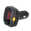 C15 trasmettitore FM Bluetooth per auto MP3, doppia porta USB 50 g 14