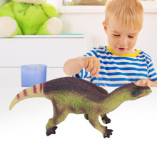 Figurina di dinosauro Maiasaura in PVC dipinta a mano di grandi dimensioni