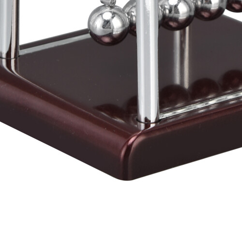 Bola de péndulo de equilibrio 9.5x9x7.5 cm Negro/Vino Rojo 2