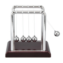 Bola de péndulo de equilibrio 9.5x9x7.5 cm Negro/Vino Rojo