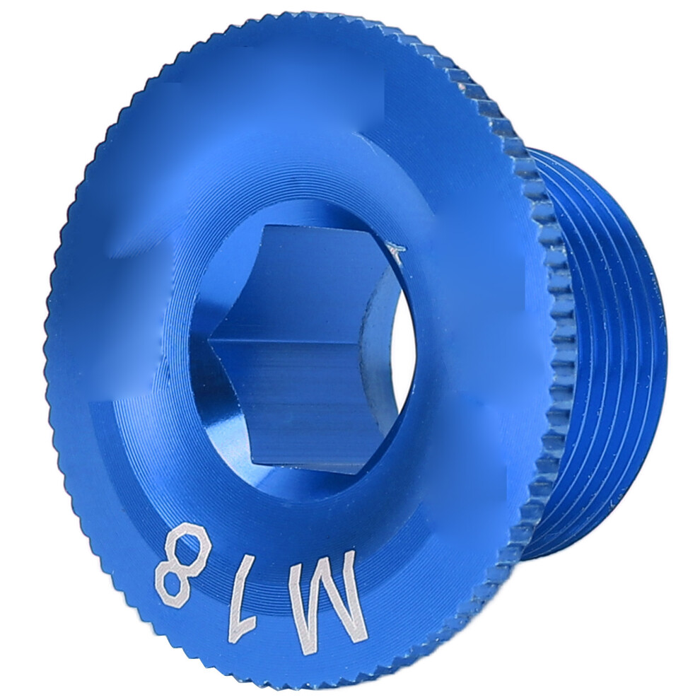 Cansucc M18 Mountain Bike Crank Cover Screws Rustproof Bicycle Crankset Arm Fixing Screwblue 6901321748913