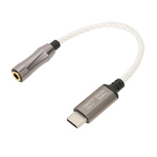 CS43131 Type-C 3.5mm DAC 15cm Argento 384K/32bit