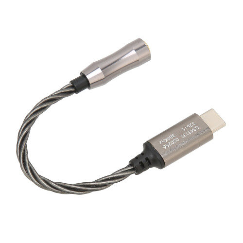 CS43131 384 kHz/32 bit 15 cm Type-C 3,5 mm Grigio Freddo
