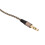Cable para audífonos 3,5 mm macho-macho 120 cm 2,5 mm plateado 6