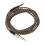 Cable para audífonos 3,5 mm macho-macho 120 cm 2,5 mm plateado 4
