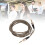 Cable para audífonos 3,5 mm macho-macho 120 cm 2,5 mm plateado 1
