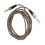Cable para audífonos 3,5 mm macho-macho 120 cm 2,5 mm plateado 10